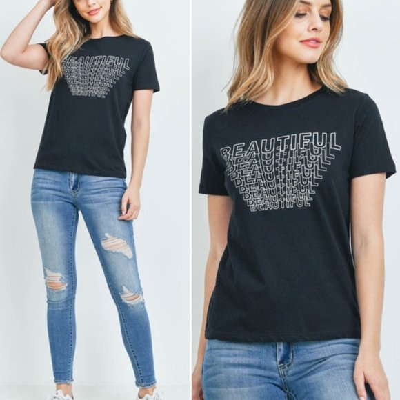 BLACK "BEAUTIFUL" PRINT - Picture 1 of 8